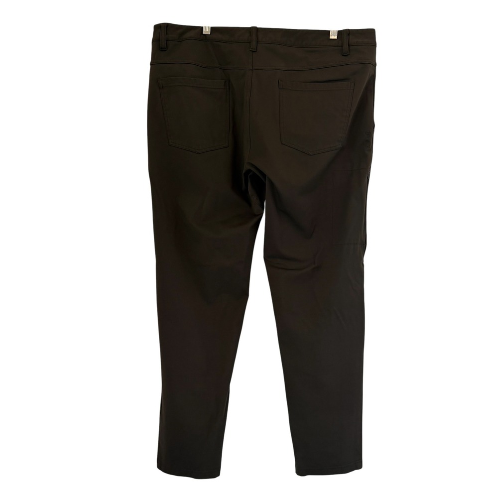 BYLT Premium Basics Everyday Pant 2.0 Dark Olive Green XXL Mens Stretch Chino - Picture 2 of 13